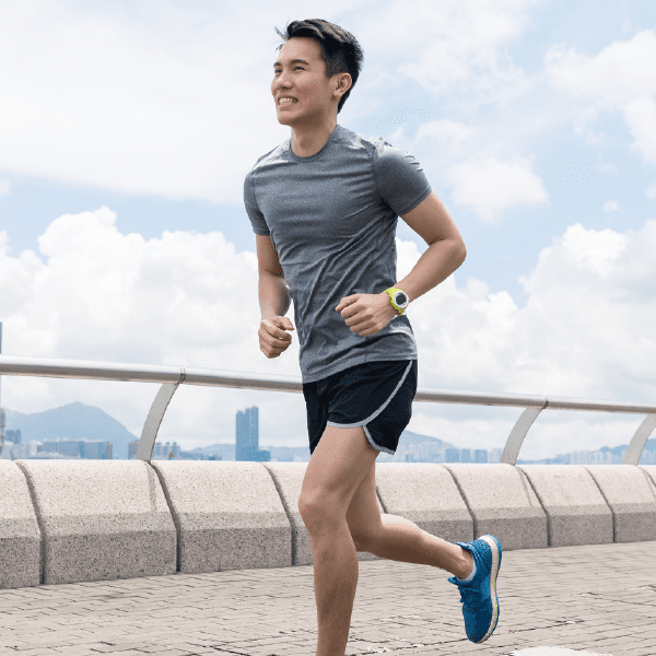 man running exercise