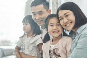 Chinese happy family